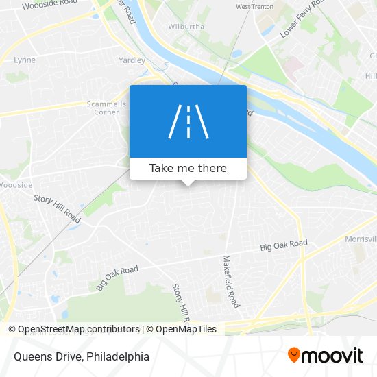 Queens Drive map