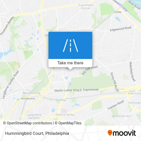 Hummingbird Court map