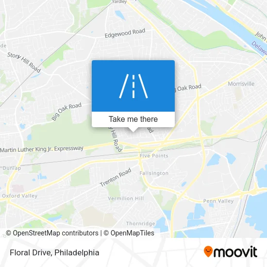 Floral Drive map