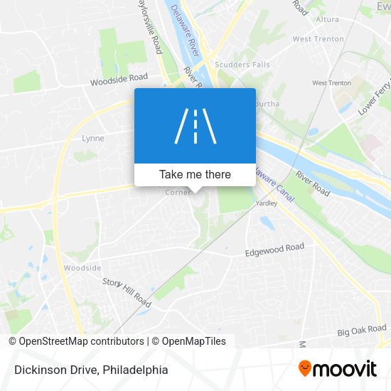 Dickinson Drive map