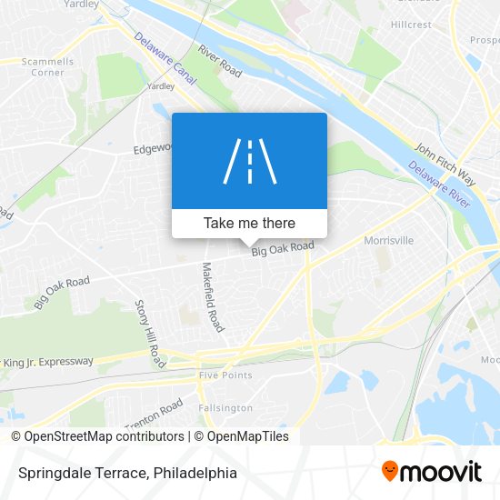 Springdale Terrace map