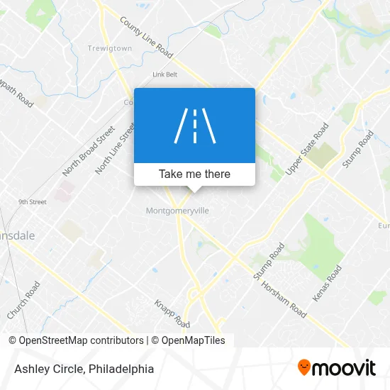 Ashley Circle map