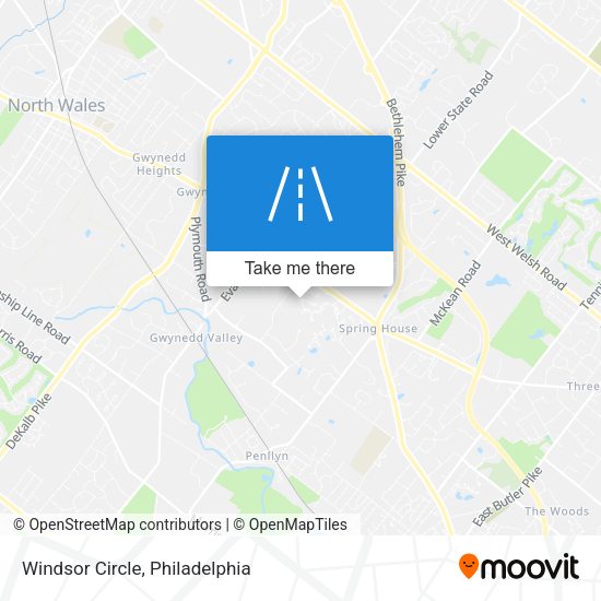 Mapa de Windsor Circle