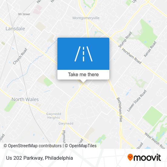 Mapa de Us 202 Parkway