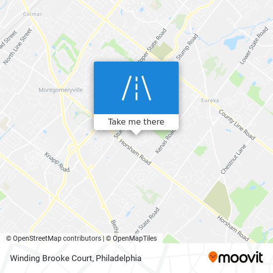 Mapa de Winding Brooke Court