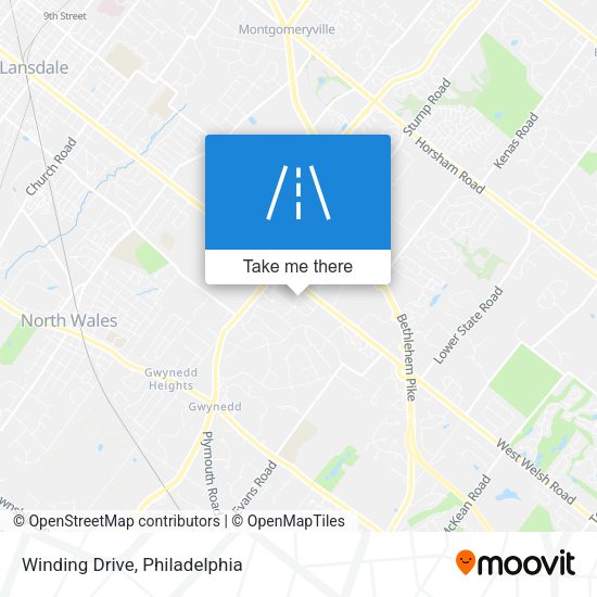 Mapa de Winding Drive