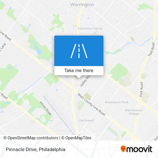 Mapa de Pinnacle Drive