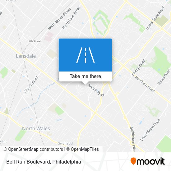 Bell Run Boulevard map