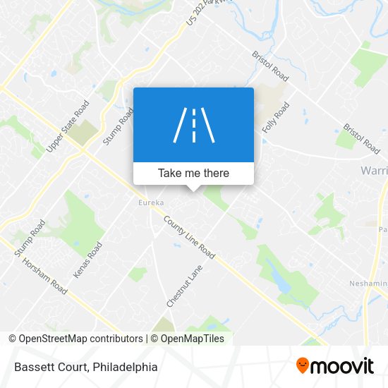 Mapa de Bassett Court