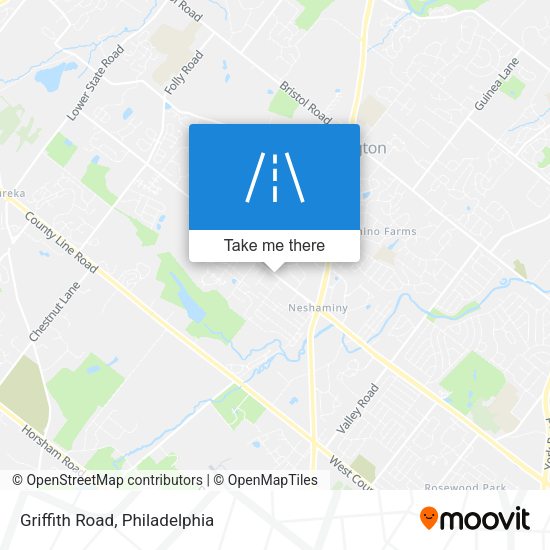 Griffith Road map