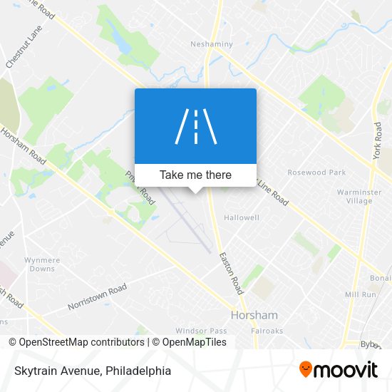 Mapa de Skytrain Avenue