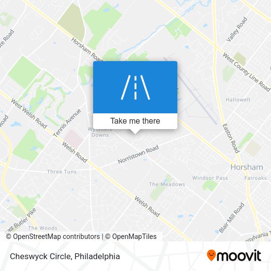 Mapa de Cheswyck Circle