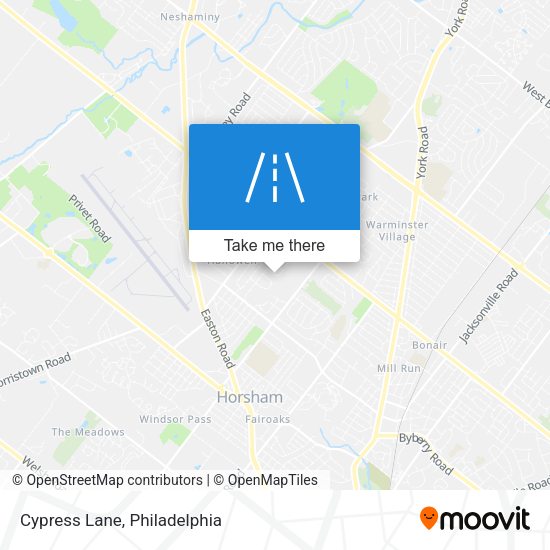 Mapa de Cypress Lane