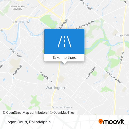 Mapa de Hogan Court