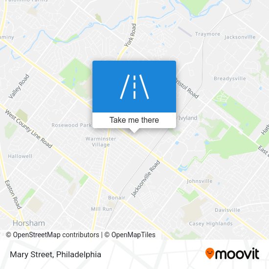 Mapa de Mary Street