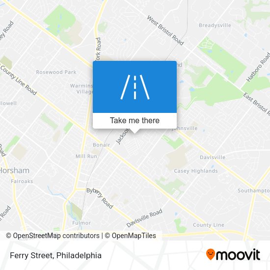 Mapa de Ferry Street