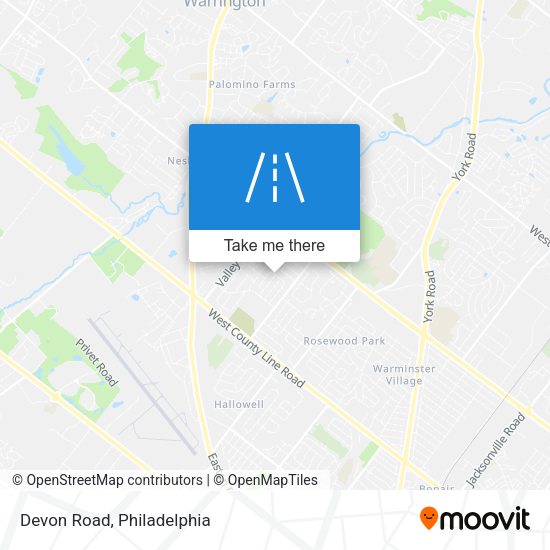 Mapa de Devon Road