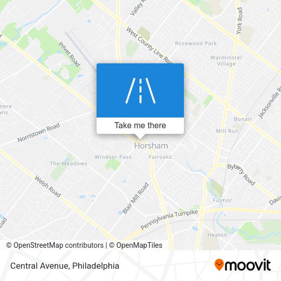 Mapa de Central Avenue