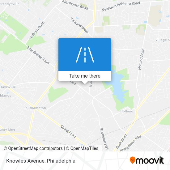 Mapa de Knowles Avenue