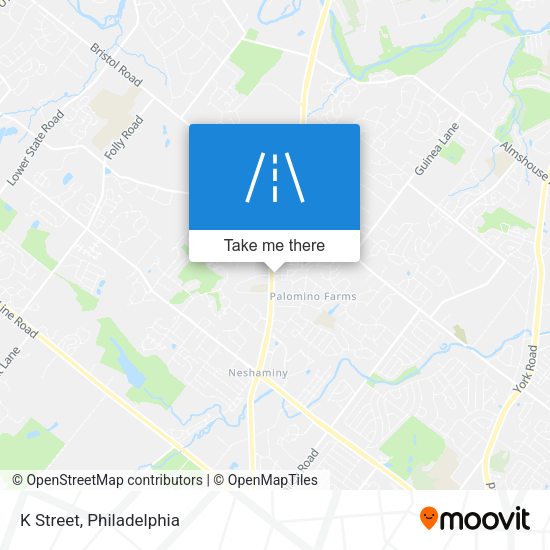 Mapa de K Street