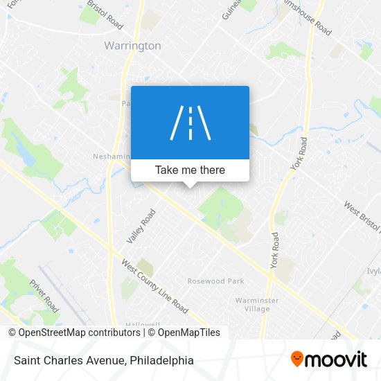 Saint Charles Avenue map