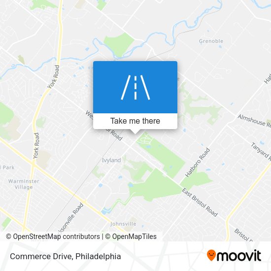 Commerce Drive map