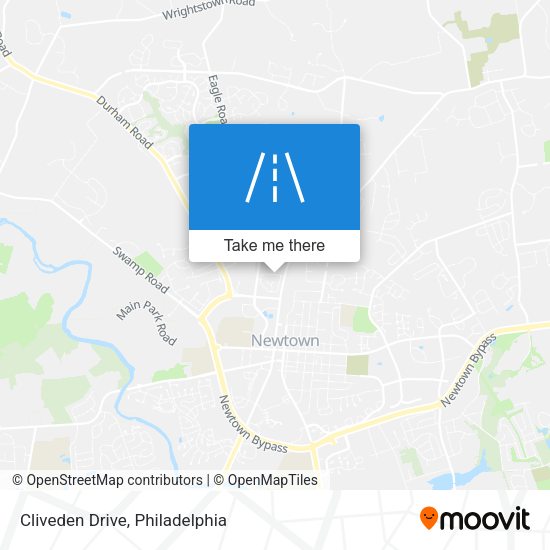 Cliveden Drive map
