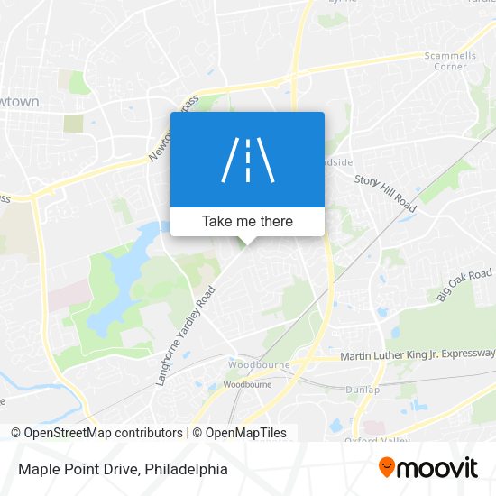 Maple Point Drive map