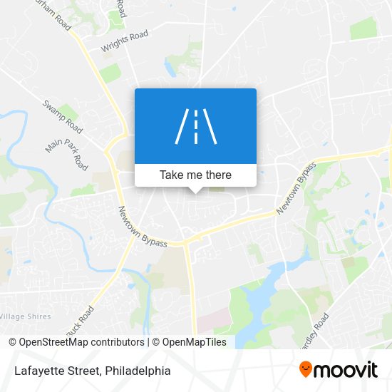 Lafayette Street map