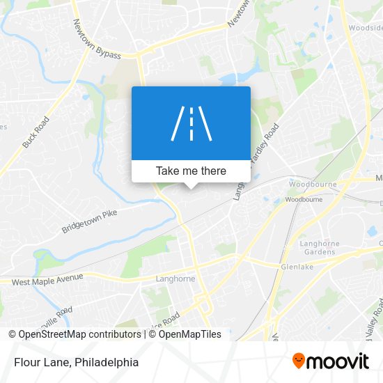 Mapa de Flour Lane