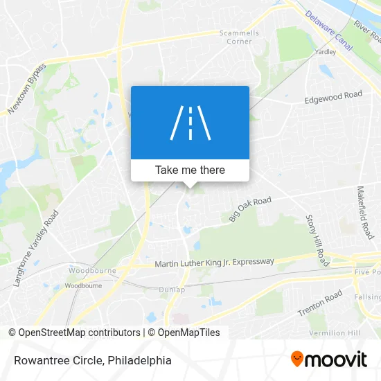 Rowantree Circle map