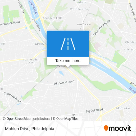 Mahlon Drive map