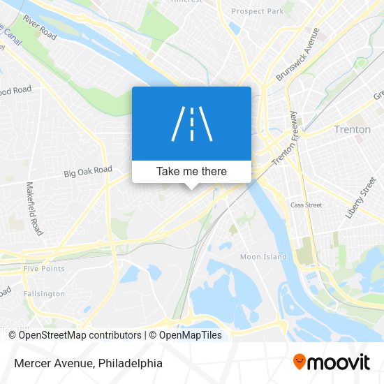 Mapa de Mercer Avenue