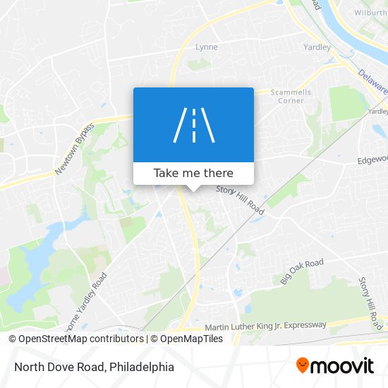 North Dove Road map