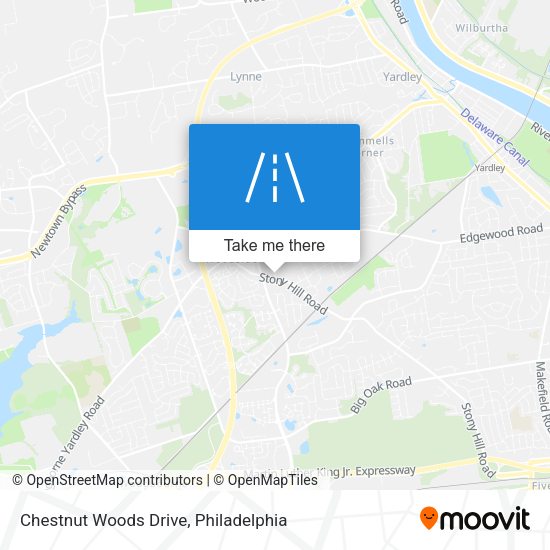Mapa de Chestnut Woods Drive