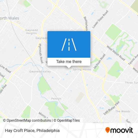 Hay Croft Place map