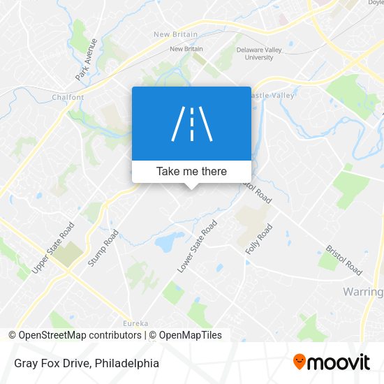 Gray Fox Drive map