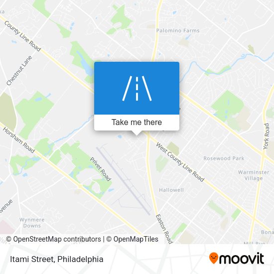 Mapa de Itami Street