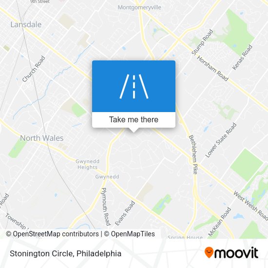 Stonington Circle map