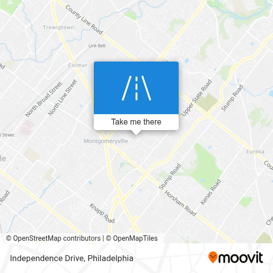 Independence Drive map