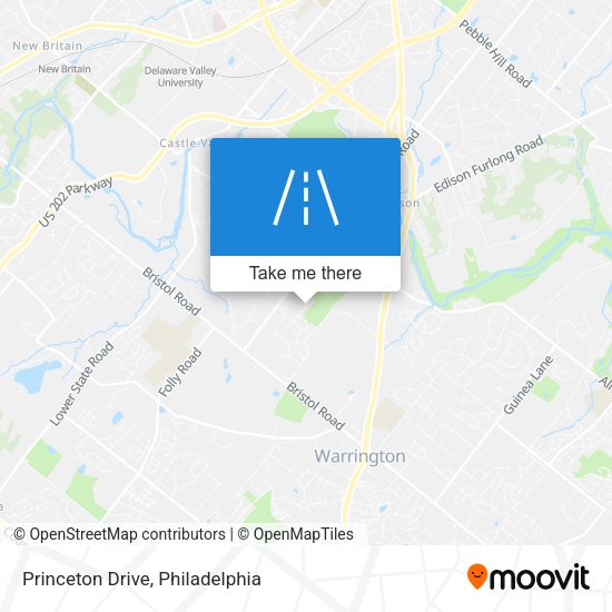 Mapa de Princeton Drive