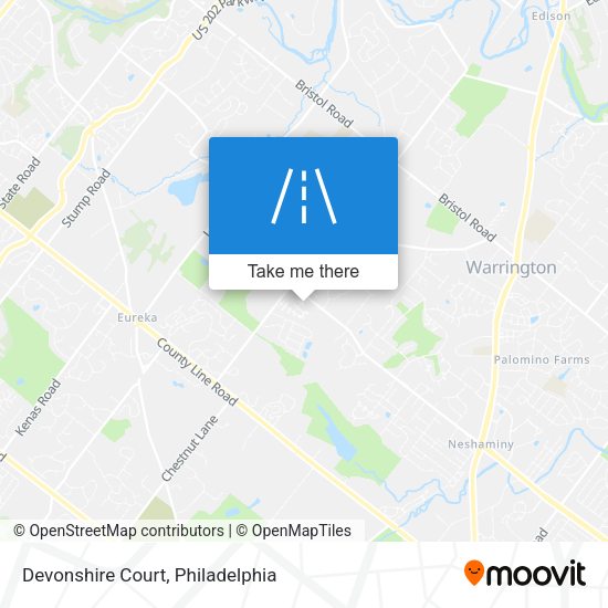 Mapa de Devonshire Court