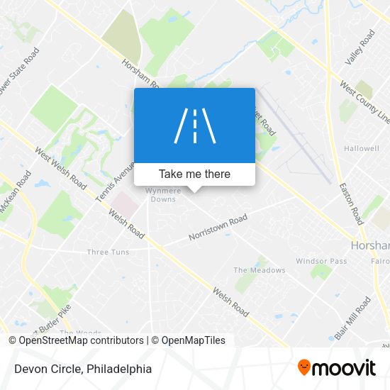Mapa de Devon Circle