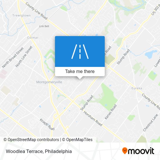 Mapa de Woodlea Terrace