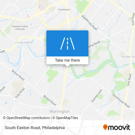 South Easton Road map