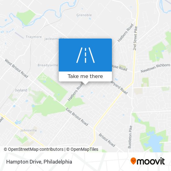 Hampton Drive map