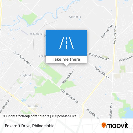 Foxcroft Drive map