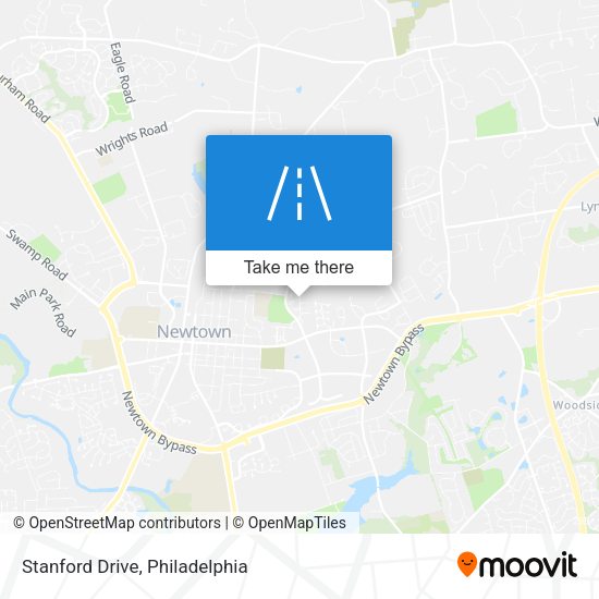 Stanford Drive map