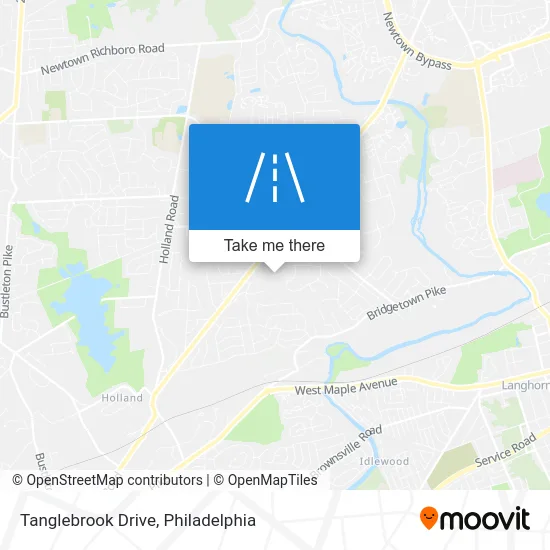 Tanglebrook Drive map