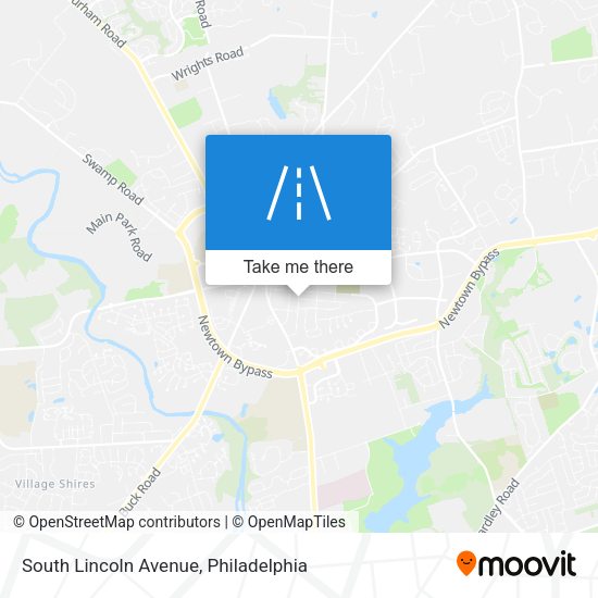 South Lincoln Avenue map